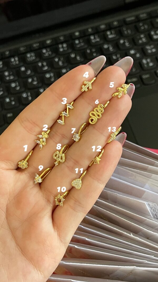 Faux piercing nez