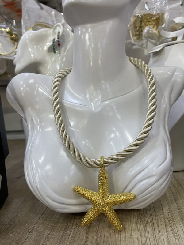 Collier cordon étoile