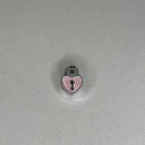 Cœur cadenas rose
