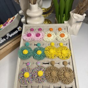 Boucle d’oreille coloré