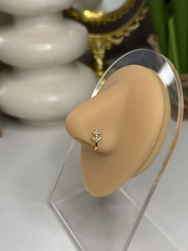 Faux piercing nez