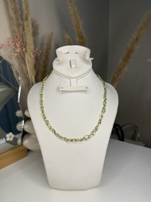 Collier acier / fil