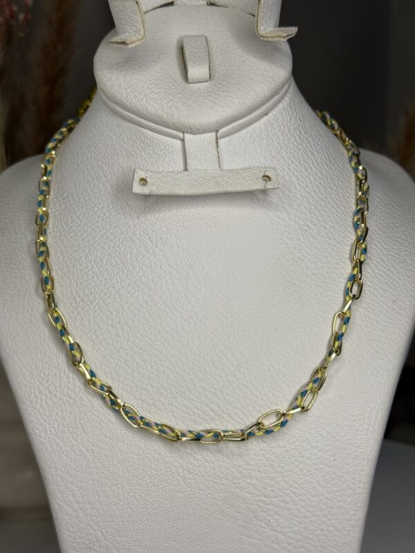 Collier acier / fil – Image 2