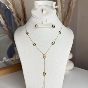 Collier Y Hermès ( avec boucles )