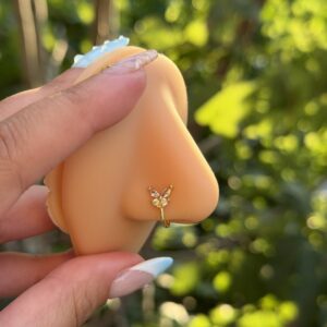 Faux piercing nez