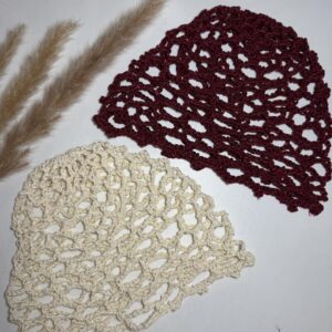 Bonnet crochet pailletée ✨