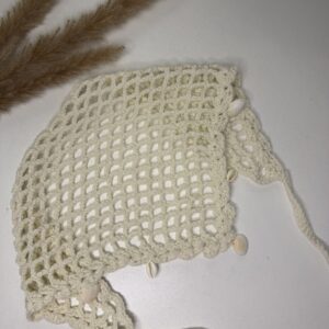 Bandana crochet perlé