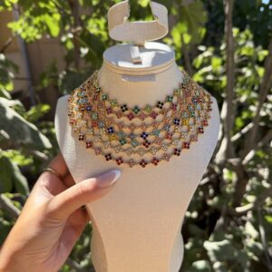 Collier vancleef coloré