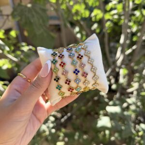 Gourmette vancleef coloré