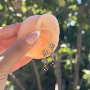 Boucle vancleef coloré