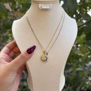 Collier lune & soleil